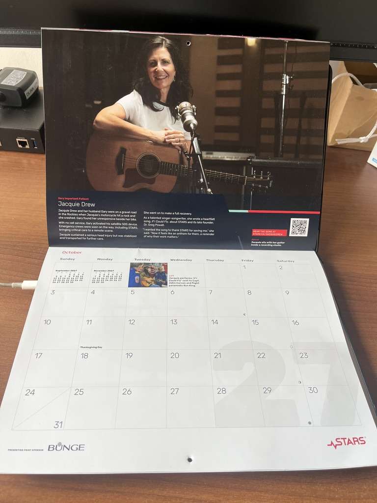 Jacquie Drew in the 2027 STARS Calendar